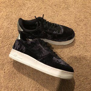 Nike Air Force 1 Low Premium 3 Velour Black Nike